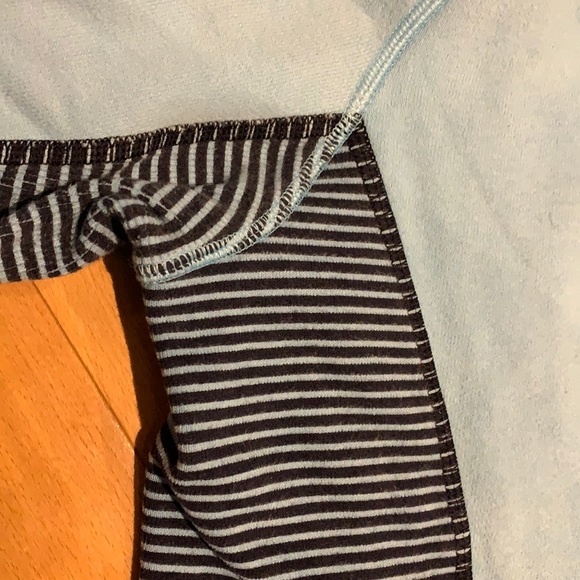 🌟HP🌟 Lululemon Blue Moon/Hyper Stripe Scuba Hoodie Stretch - Size 6 RARE - Picture 8 of 16